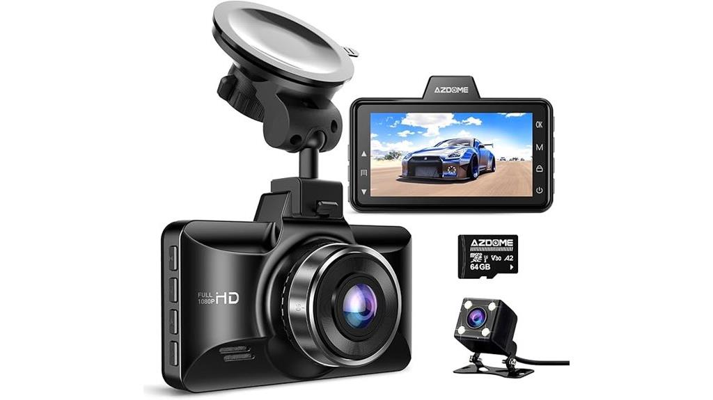 dual lens car camera