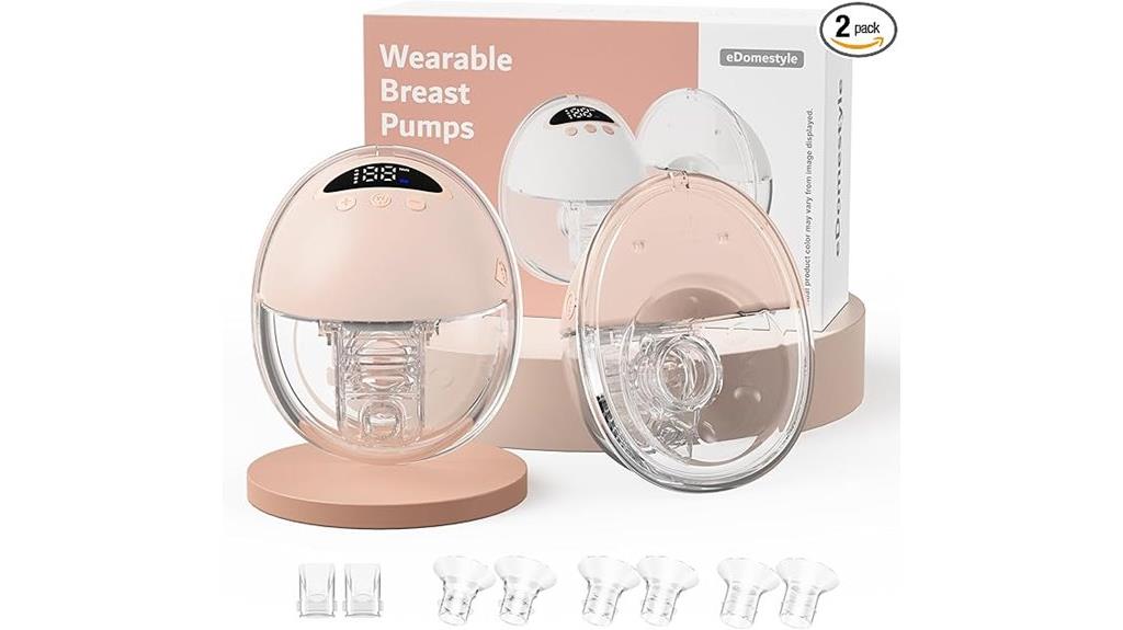 dual pink hands free pump