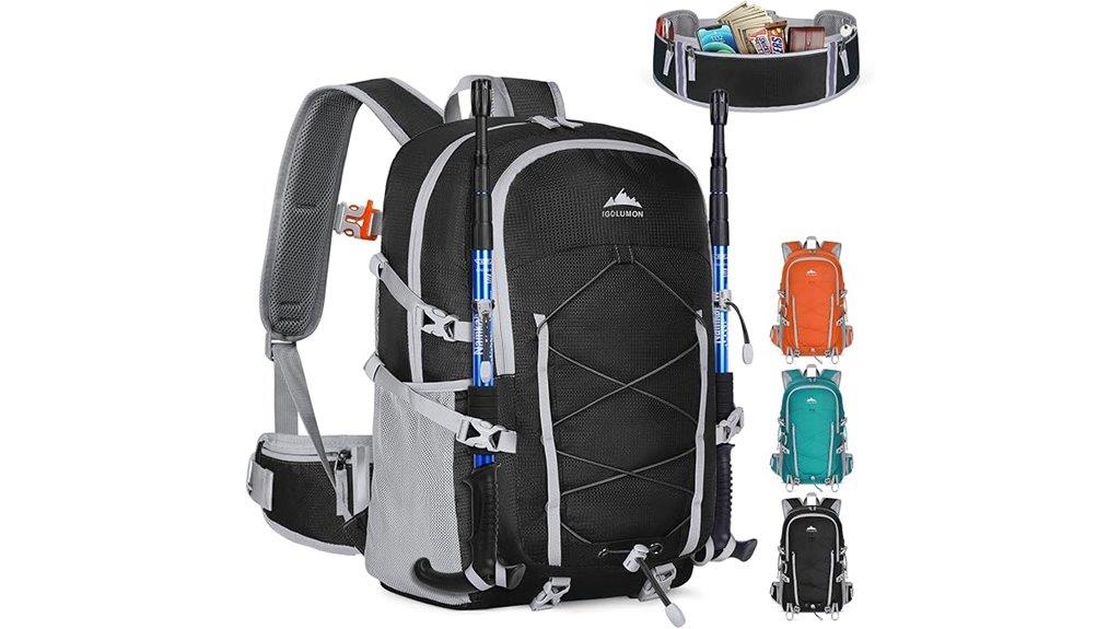 durable 40l packable backpack
