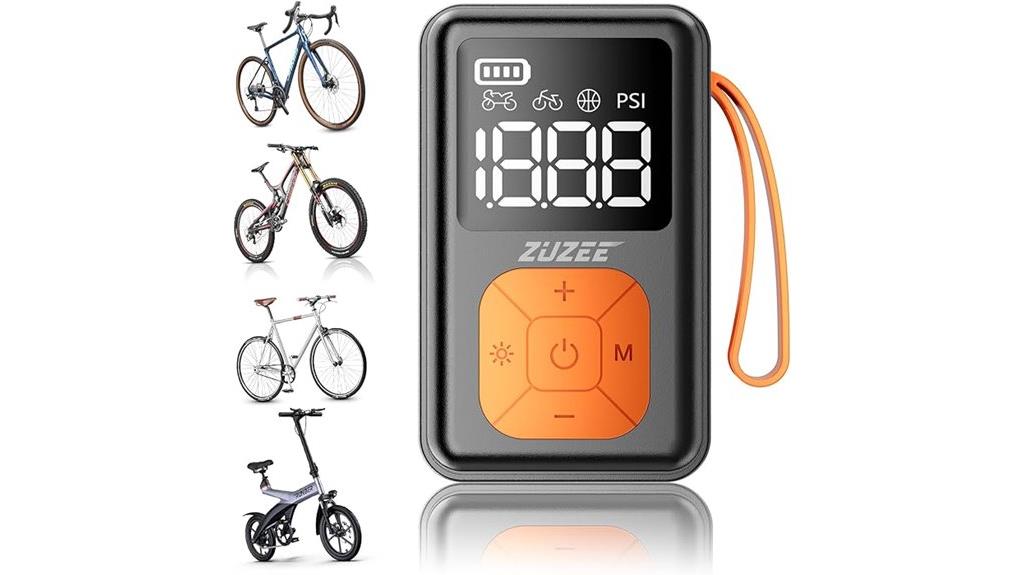 electric bike pump gauge