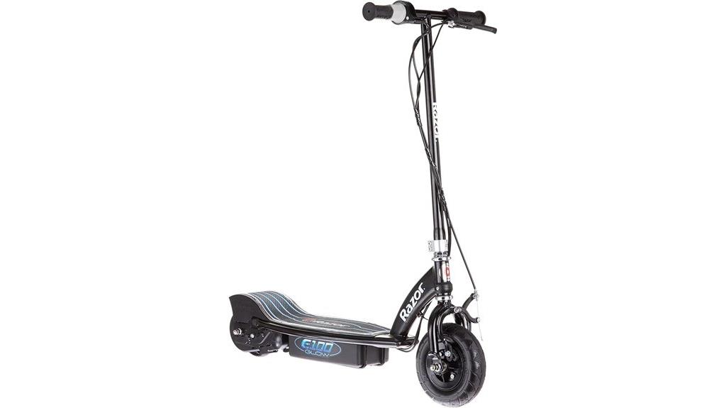 electric scooter with glow