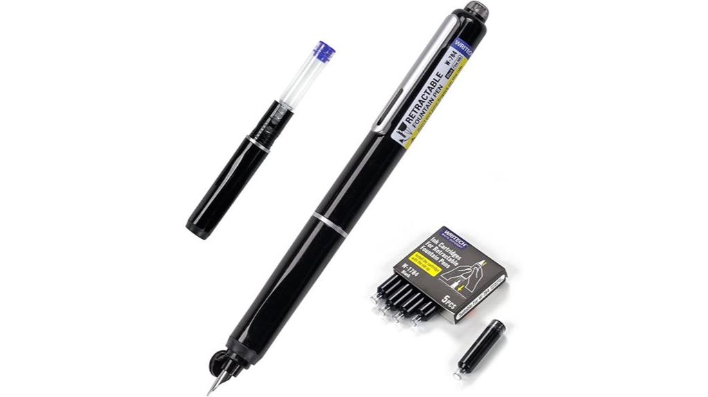 elegant retractable pen set