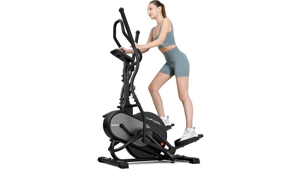 elliptical with adjustable resistance