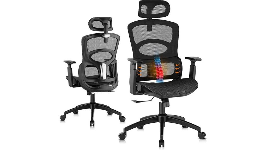 ergonomic lumbar headrest