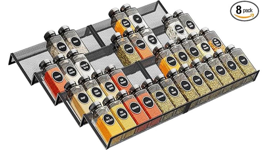 expandable spice rack organizer