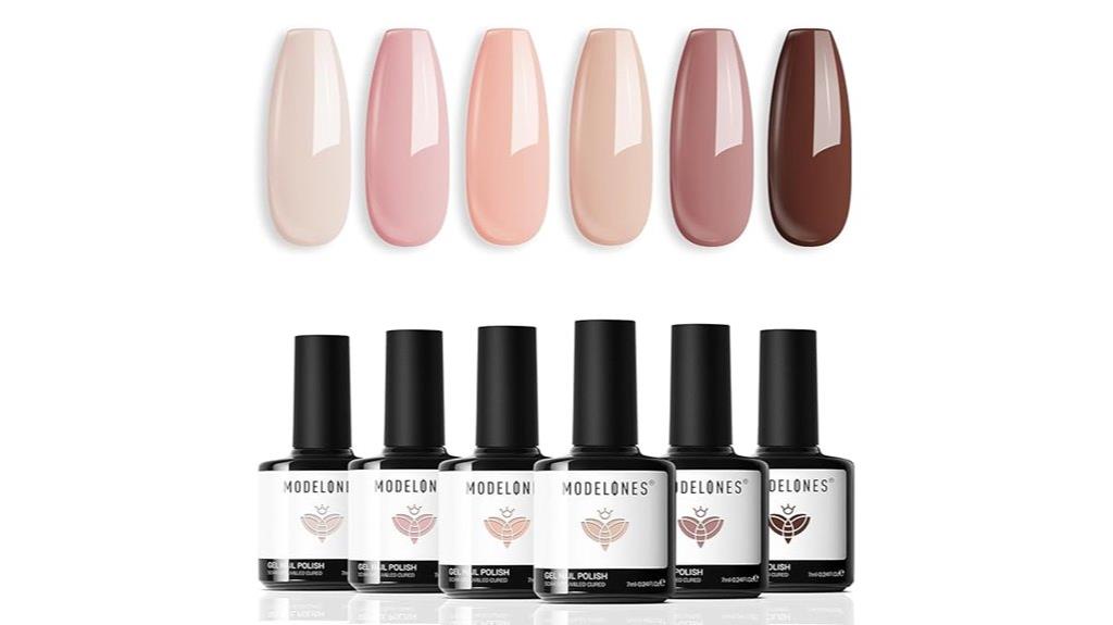 fall nude pink nail kit