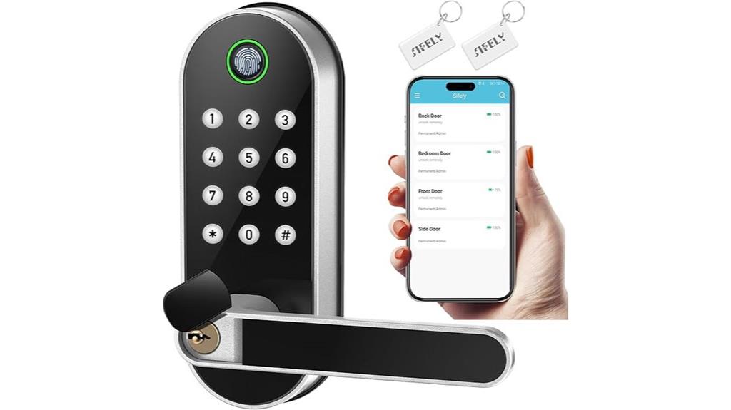 fingerprint keyless smart lock