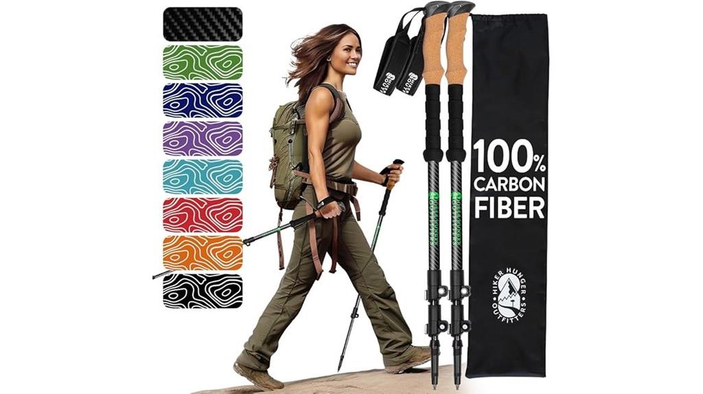 full carbon fiber trekking poles