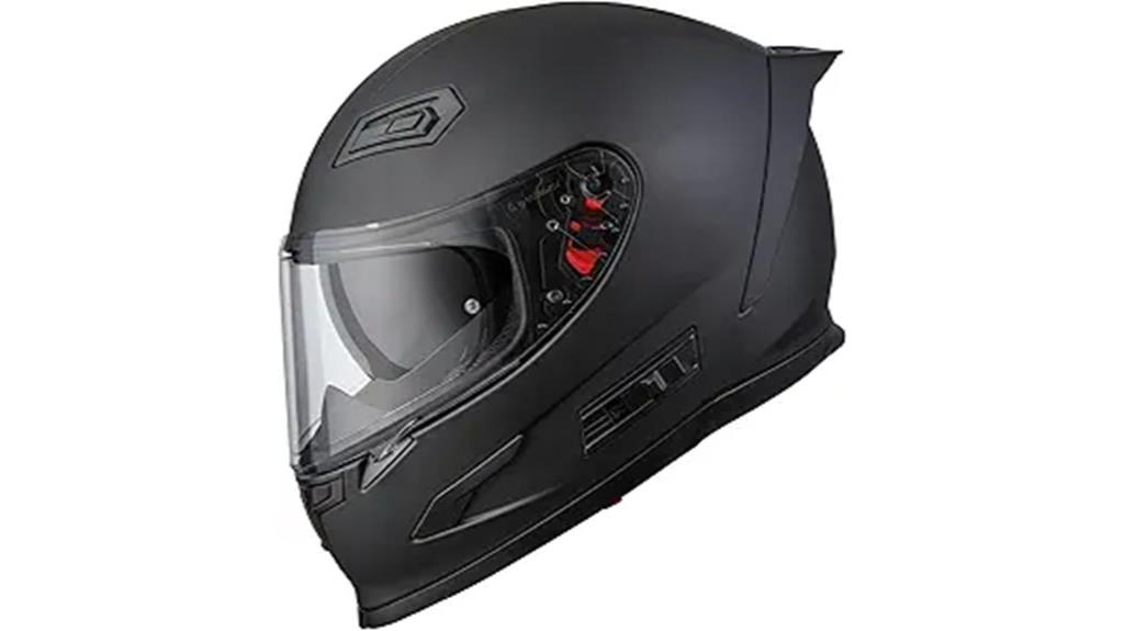 full face helmet with dual visors
