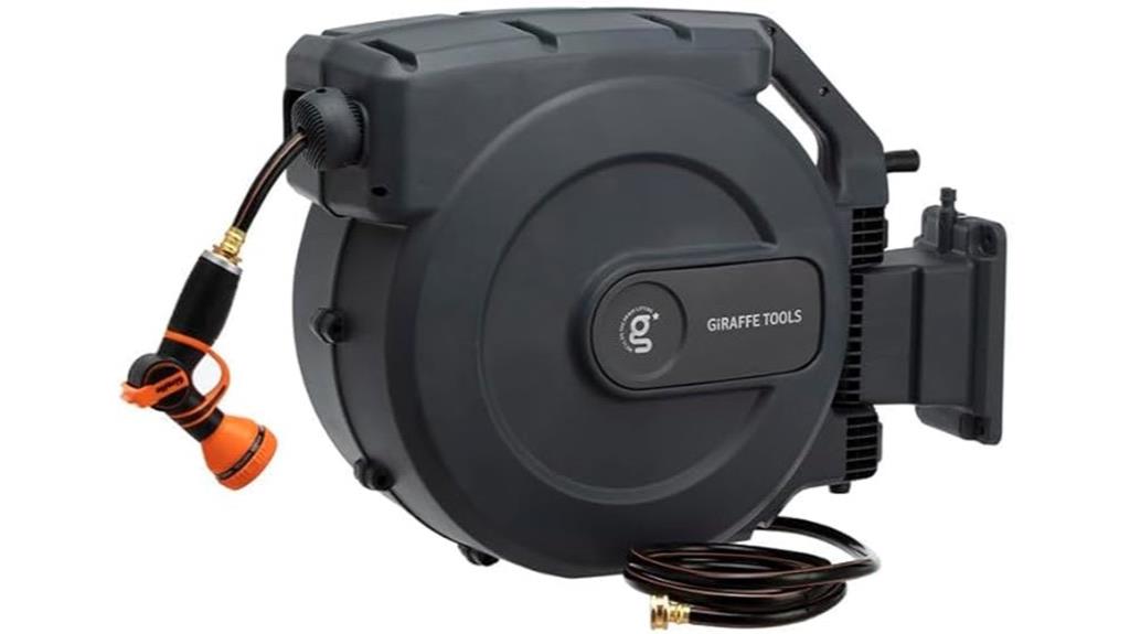 giraffe retractable garden hose