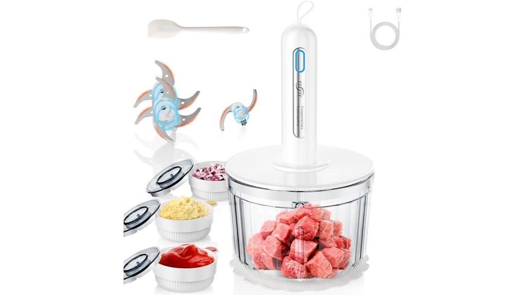 glass food processor set