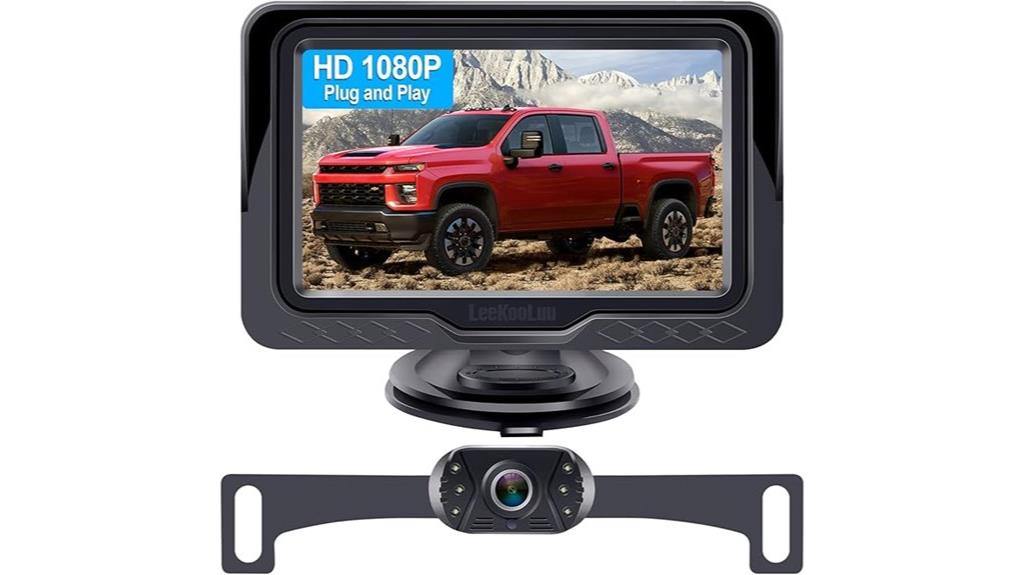 hd waterproof rear camera