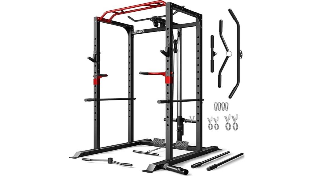 heavy duty multi function power rack
