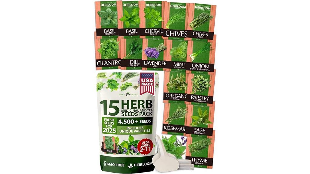 herb seeds gardening gift