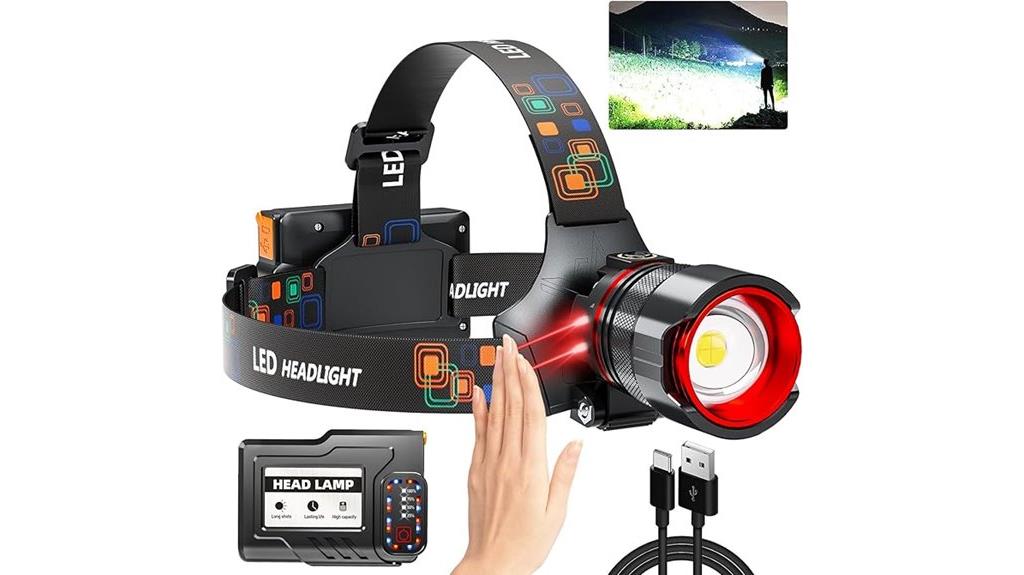 high lumen rechargeable headlamp
