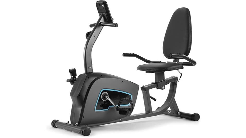 home recumbent bike with monitor