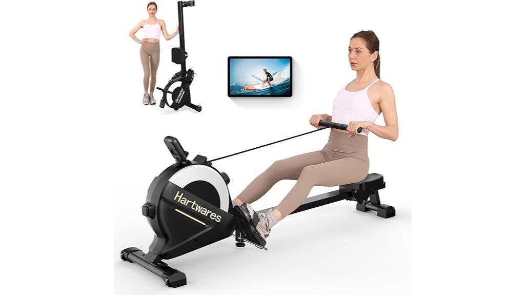 home rowing machine with monitor
