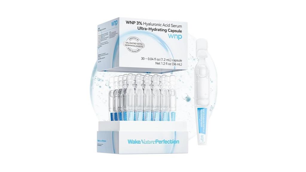 hydrating anti aging serum vials