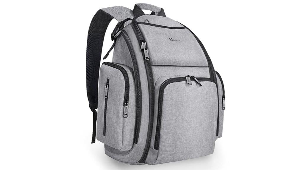 insulated pocket diaper backpack
