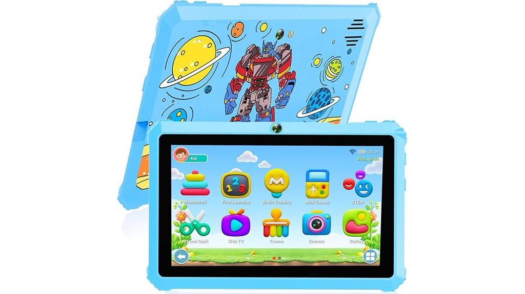 kids 7 inch parental tablet