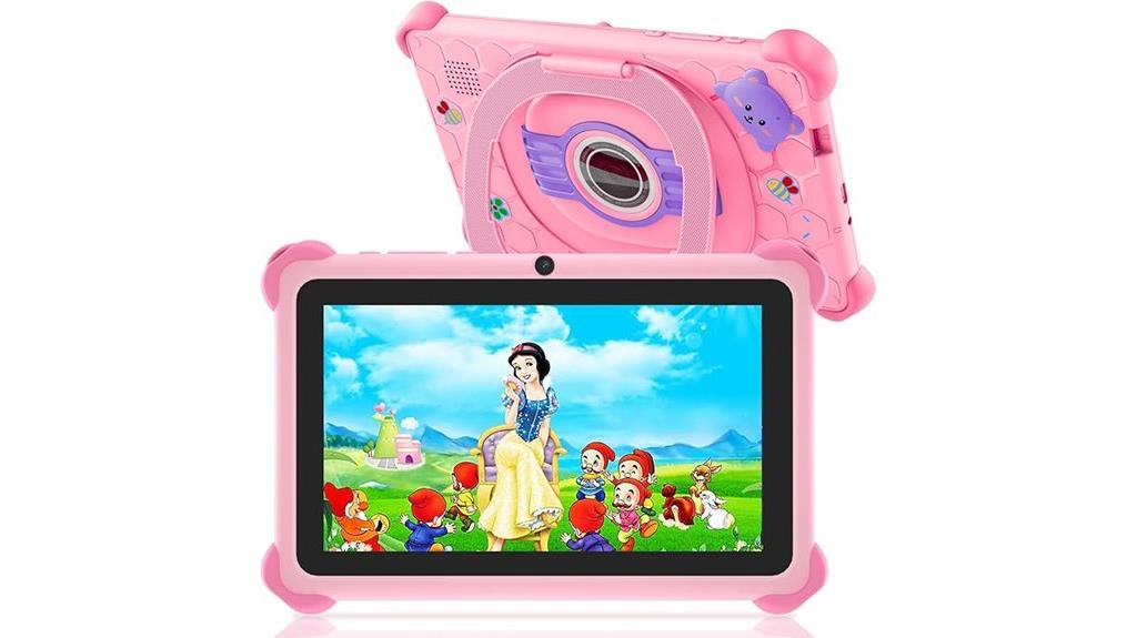 kids 7 inch tablet with storage