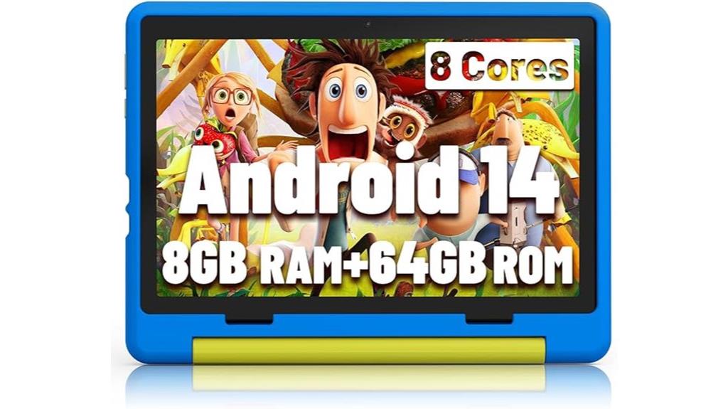kids android tablet blue