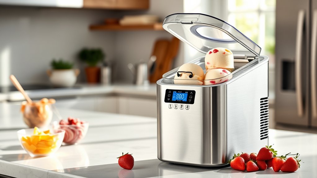 kitchen friendly ice cream maker
