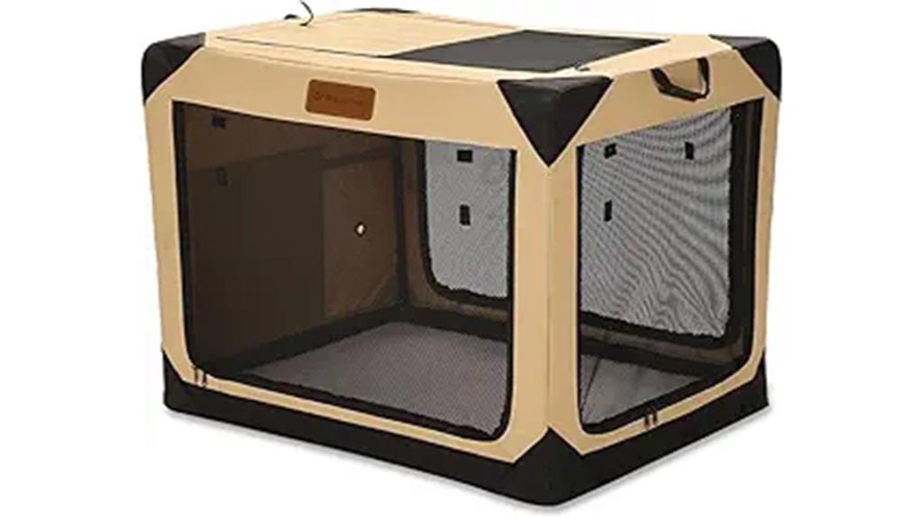 large collapsible dog crate