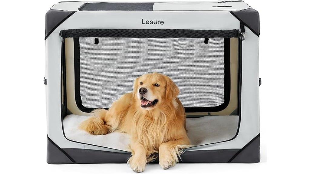 large collapsible dog crate
