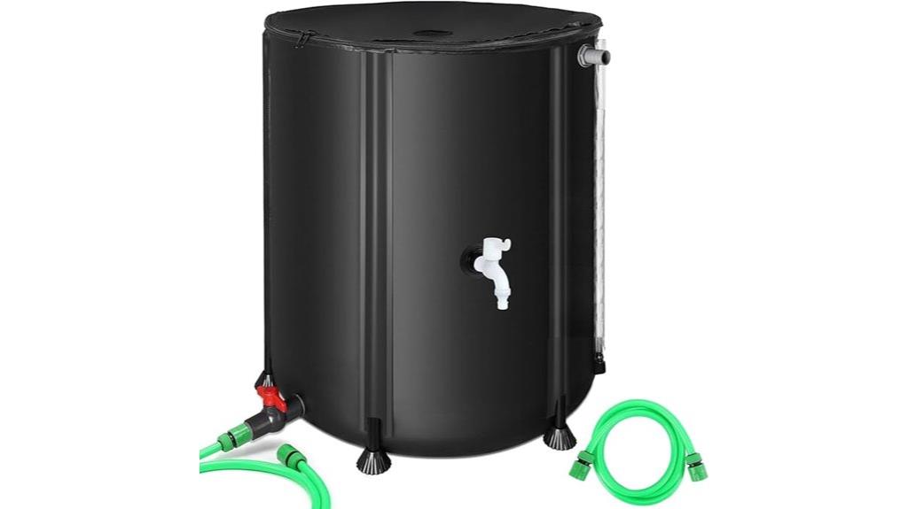 large collapsible rain barrel