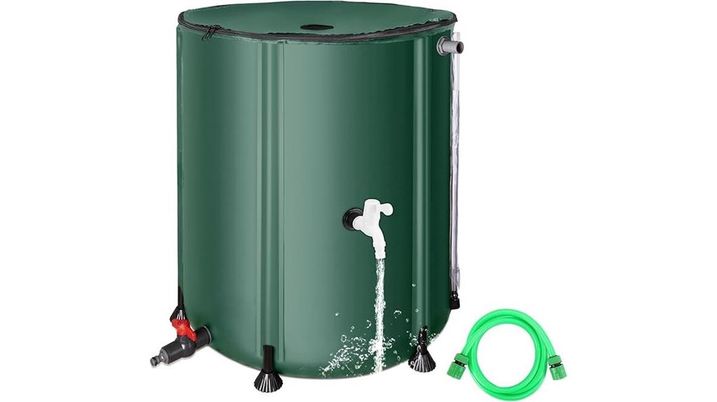 large collapsible rain barrel