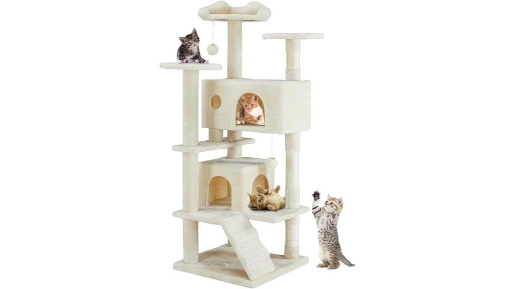 large indoor cat tree