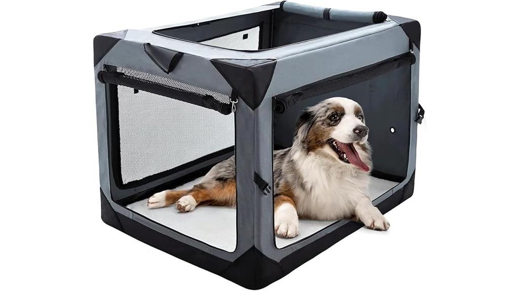 large pet collapsible crate