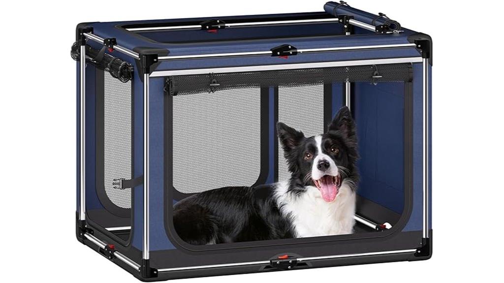 large soft sided collapsible crate