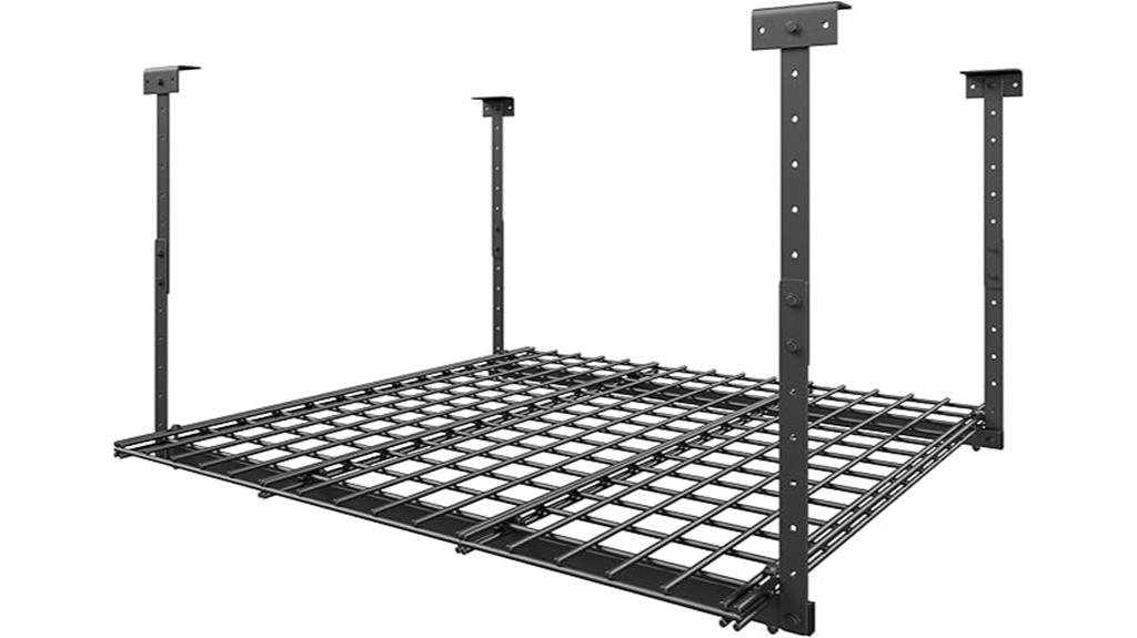 large square ceiling rack