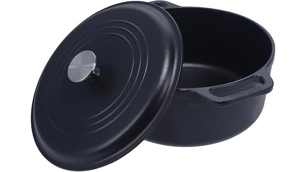 large victorian cast iron dutch oven