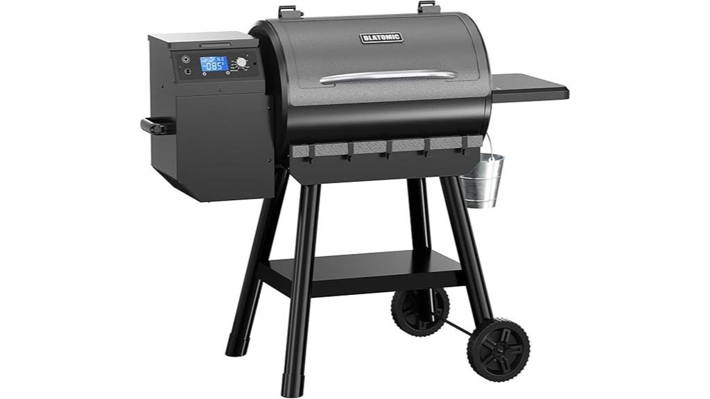 lcd control pellet grill