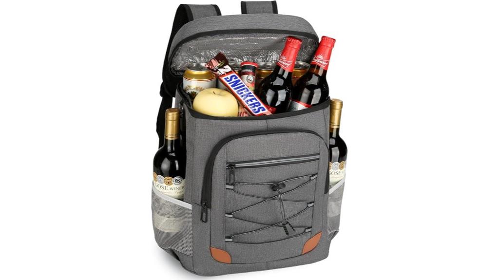 leak proof insulated backpack