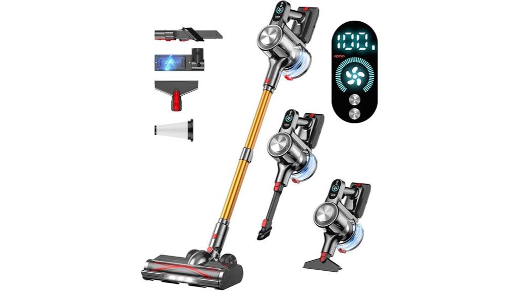 led display cordless vacuum