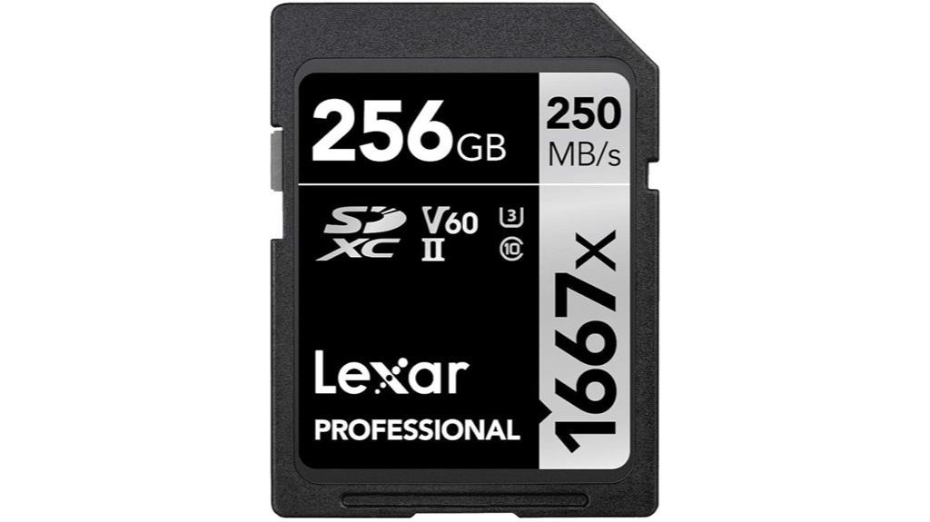 lexar 256gb sd card