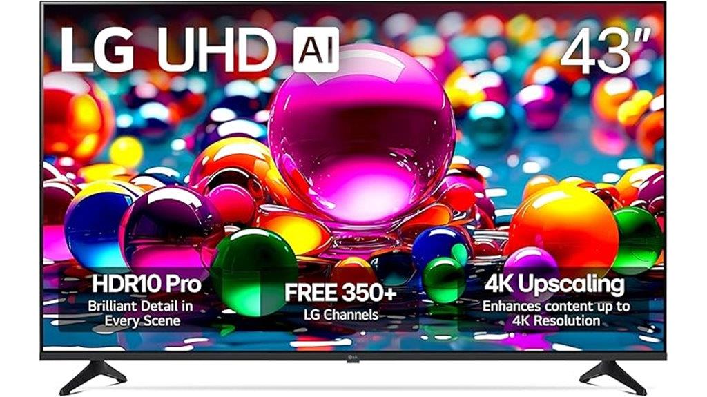 lg 43 inch 4k smart tv