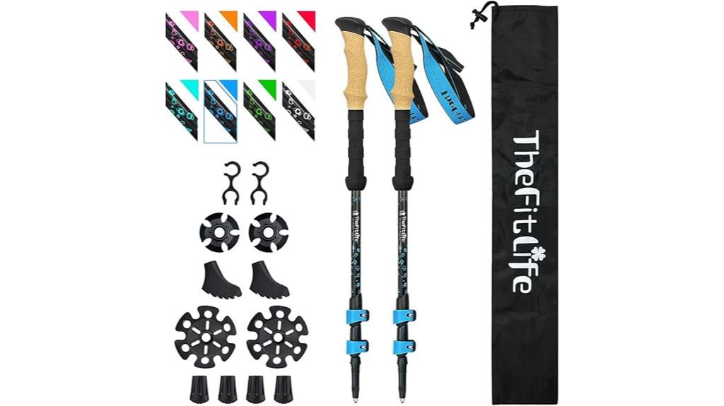 lightweight carbon fiber trekking