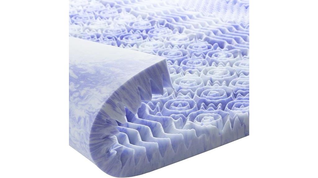 luxury memory foam topper