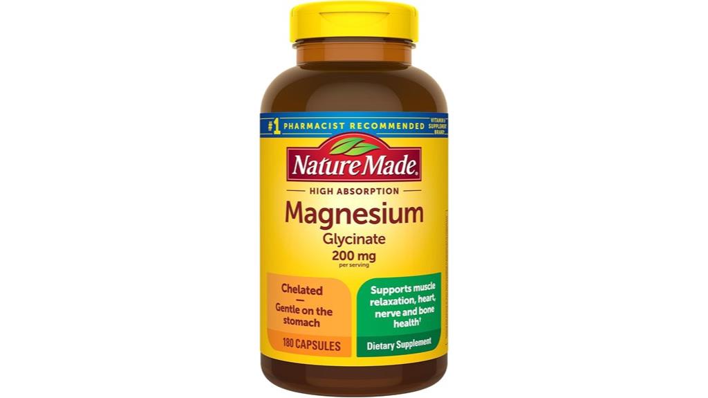 magnesium glycinate 180 capsules