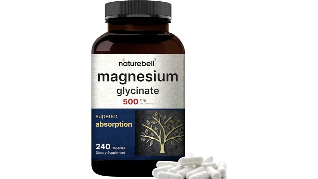 magnesium glycinate 500mg capsules