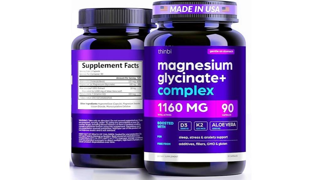 magnesium glycinate aloe vera