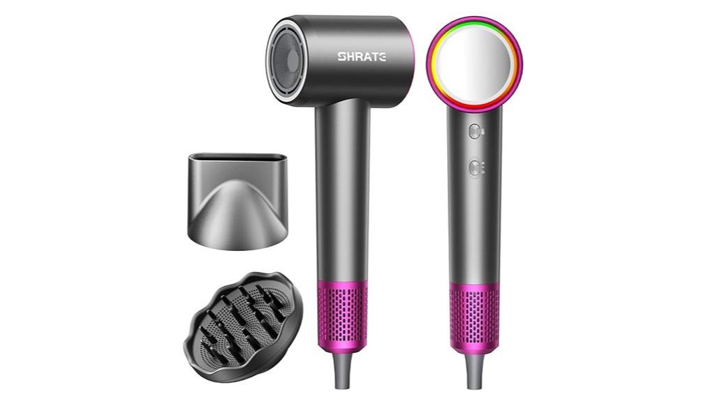 magnetic diffuser ionic hair dryer