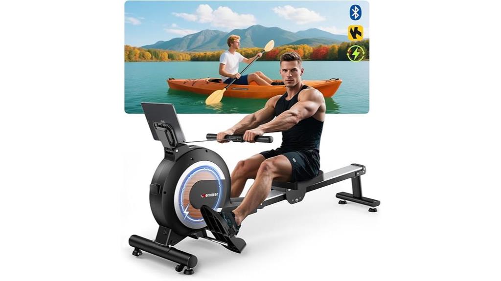 magnetic rower with app