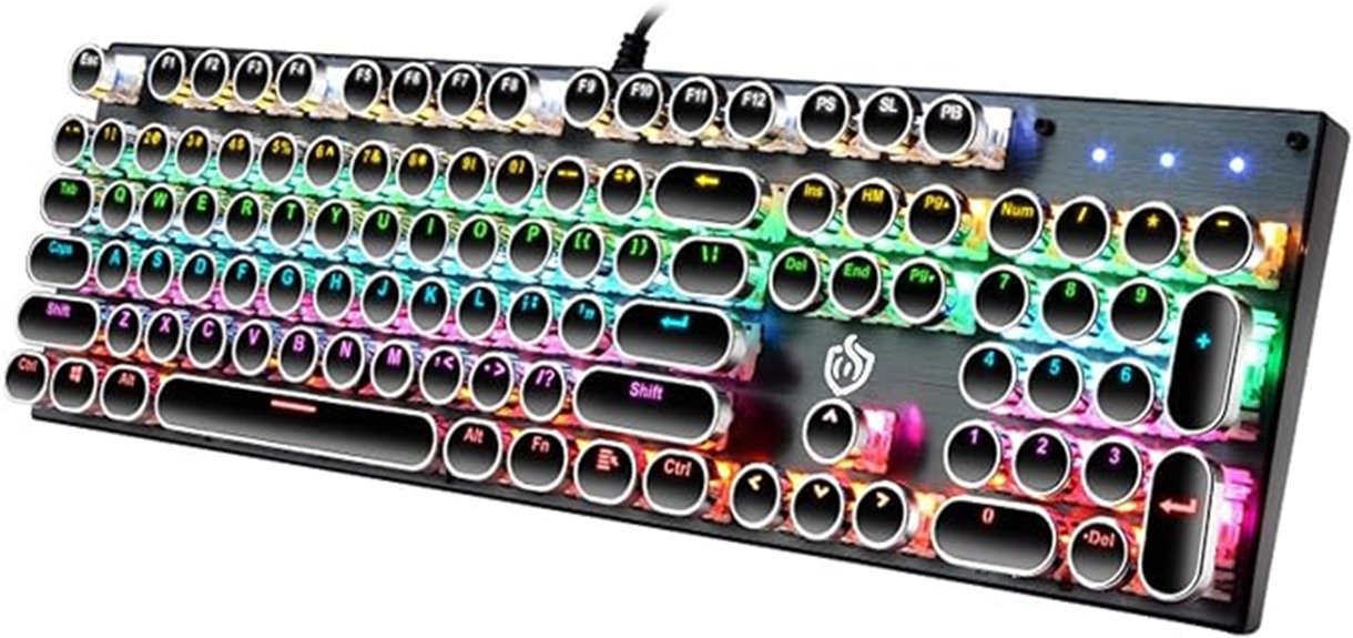 mechanical blue switch keyboard
