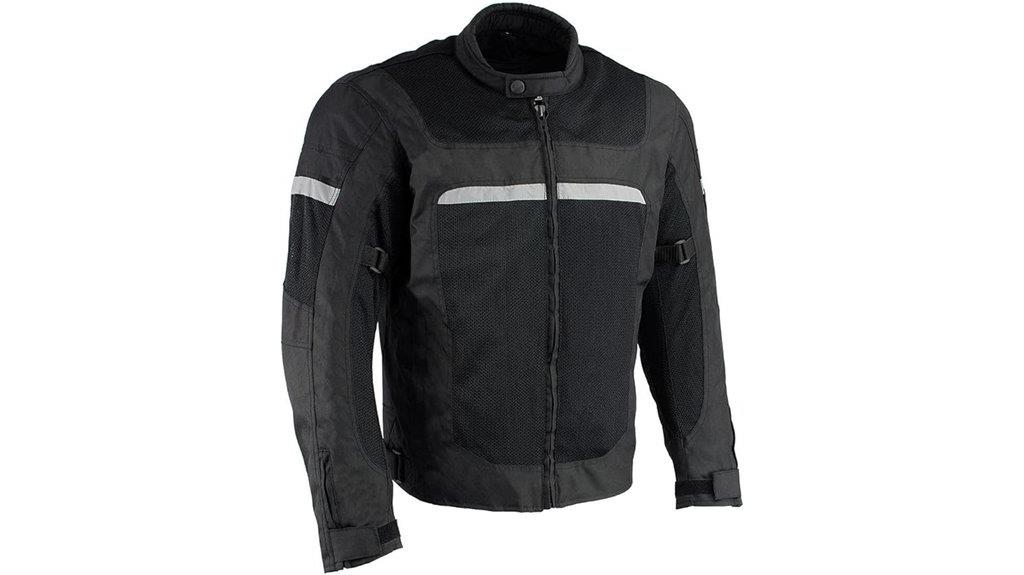 men s armored mesh jacket